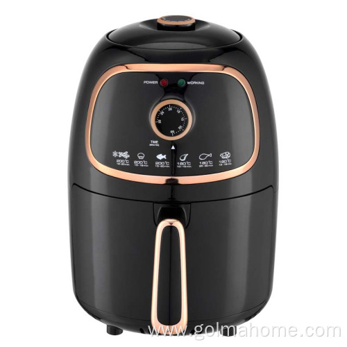 New Mini Compact Maunal Control Air Fryer Oiless